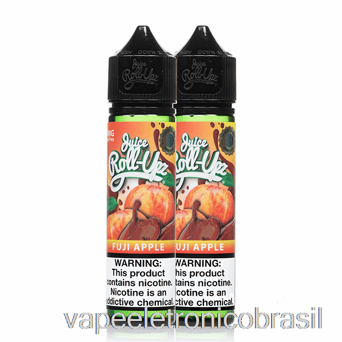 Vape Recarregável Fuji Apple - Suco Roll-upz E-líquido - 120ml 0mg